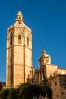 Miguelete Tower is the bell tower for the Valencia Cathedral, Plaza de la Reina, Valencia, Spain. Art Print